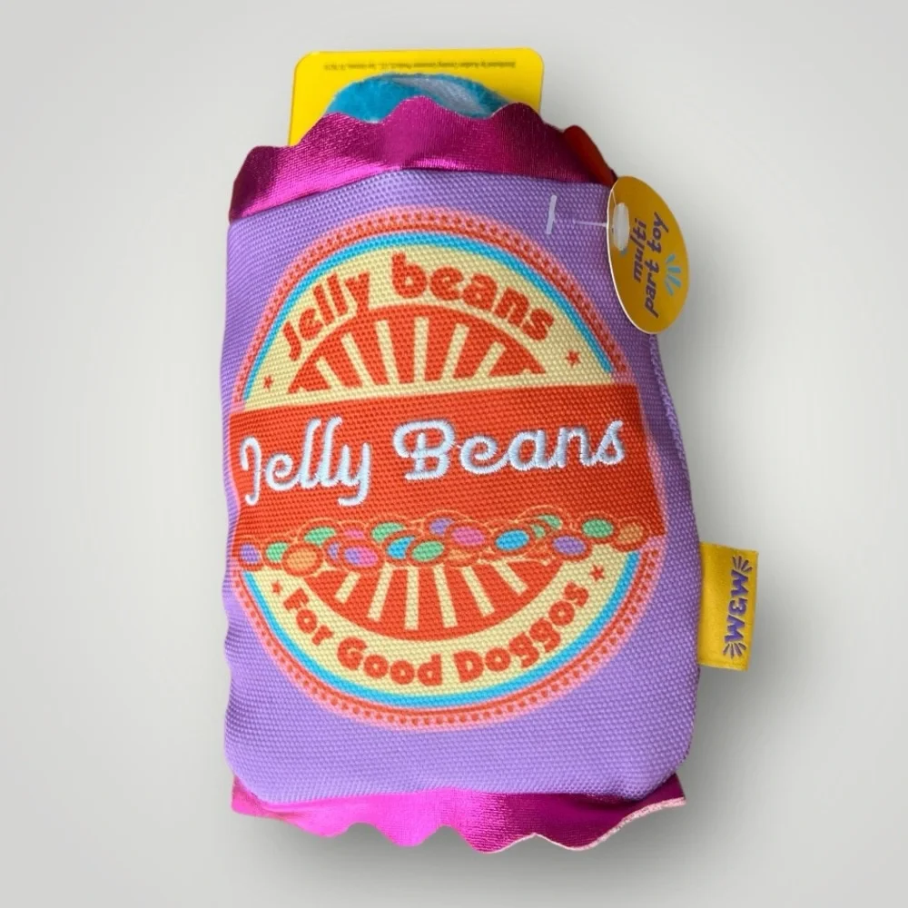 Woof & Whiskers Easter Jelly Beans Separable Dog Toy Plush New - Picture 9 of 14